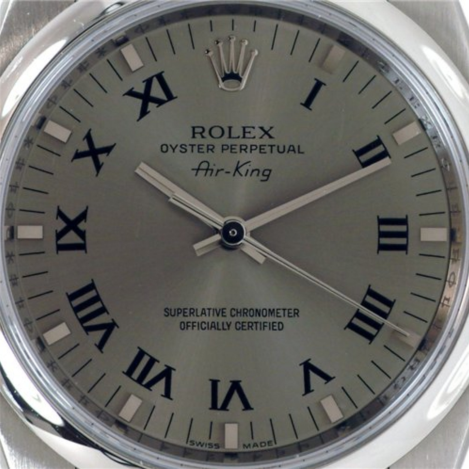 Rolex Air King 114200 Steel with Silver Dial